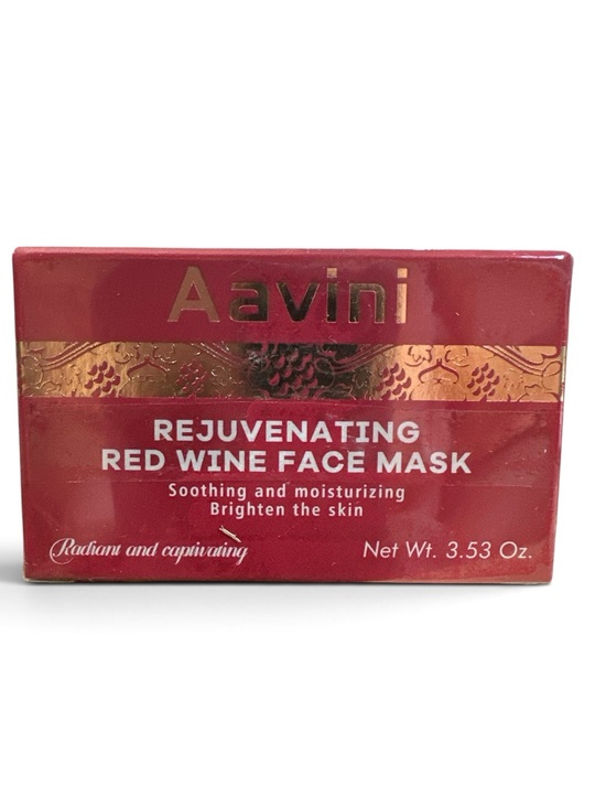 Aavini Other - Rejuvenating Red Wine Face Mask - Red